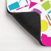 Muster mit farbigem Küchen-Material Mousepad (Ecke)