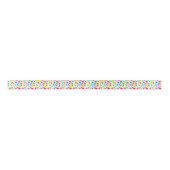 Muster mit farbigem Küchen-Material Satinband (Vorderseite)
