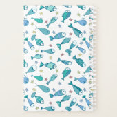 Muster mit Fisch und Seestern Planer (Rückseite)