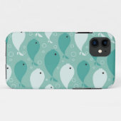 Muster mit Fischen Case-Mate iPhone Hülle (Rückseite (Horizontal))
