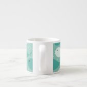 Muster mit Fischen Espressotasse (Rückseite)