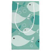 Muster mit Fischen Kleine Geschenktüte (Vorderseite)