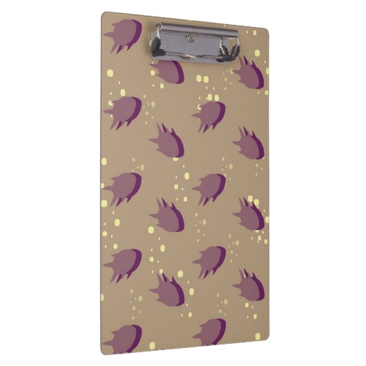 Muster mit Fischen Klemmbrett (Rechts)