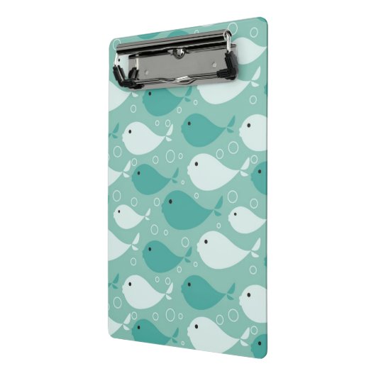 Muster mit Fischen Mini Klemmbrett (Gewinkelt2)