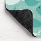 Muster mit Fischen Mousepad (Ecke)