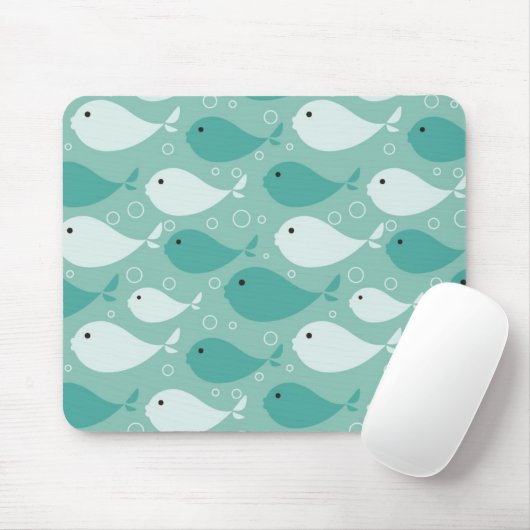 Muster mit Fischen Mousepad (Mit Mouse)