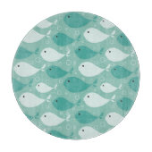 Muster mit Fischen Schneidebrett (Vorderseite)