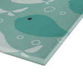 Muster mit Fischen Schneidebrett (Ecke)