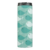 Muster mit Fischen Thermosbecher (Rückseite)