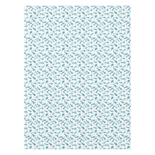Muster mit Fischen und Starfish Tischdecke (Vorderseite)