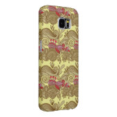 Muster mit Fischen und Welle Case-Mate Samsung Galaxy Hülle (Rückseite/rechts)