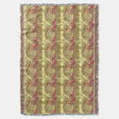 Muster mit Fischen und Welle Decke (Vorderseite Vertikal)