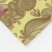 Muster mit Fischen und Welle Fleecedecke (Ecke)