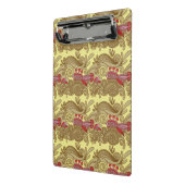 Muster mit Fischen und Welle Mini Klemmbrett (Gewinkelt2)