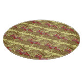 Muster mit Fischen und Welle Schneidebrett (Ecke)