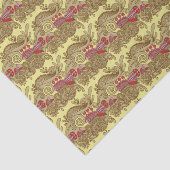 Muster mit Fischen und Welle Seidenpapier (Ausschnitt)