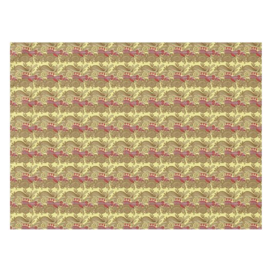 Muster mit Fischen und Welle Tischdecke (Vorderseite (Horizontal))