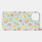 Muster mit Früchten und Beeren Case-Mate iPhone Hülle (Rückseite (Horizontal))