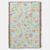 Muster mit Früchten und Beeren Decke (Vorderseite Vertikal)