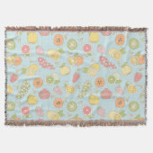 Muster mit Früchten und Beeren Decke (Vorderseite)