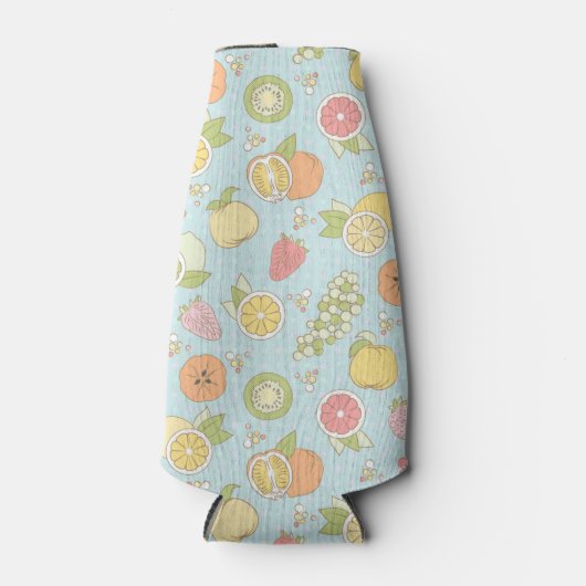 Muster mit Früchten und Beeren Flaschenkühler (Vorderseite)