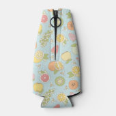 Muster mit Früchten und Beeren Flaschenkühler (Rückseite)