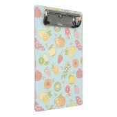 Muster mit Früchten und Beeren Mini Klemmbrett (Schrägansicht)