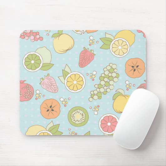 Muster mit Früchten und Beeren Mousepad (Mit Mouse)