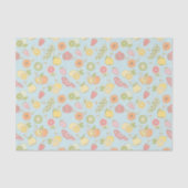 Muster mit Früchten und Beeren Seidenpapier (Vorderseite)