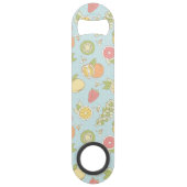 Muster mit Früchten und Beeren Speed Flaschenöffner (Vorderseite)