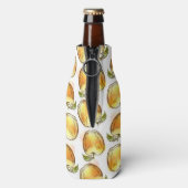 Muster mit gelbem Apfel Flaschenkühler (Flasche Rückseite)