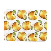 Muster mit gelbem Apfel Magnet (Horizontal)