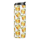 Muster mit gelbem Apfel Thermosbecher (Nach links gedreht)
