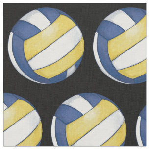 Muster mit gemaltem Volleyball Stoff