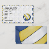 Muster mit gemaltem Volleyball Visitenkarte (Vorne/Hinten)