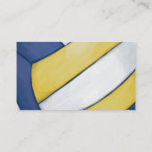 Muster mit gemaltem Volleyball Visitenkarte (Rückseite)