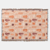 Muster mit Getränken und Text Decke (Vorderseite)