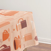 Muster mit Getränken und Text Tischdecke (Beispiel)