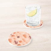 Muster mit Getränken und Text Untersetzer (Seite)