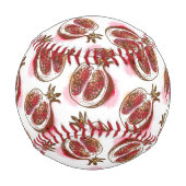 Muster mit Granatapfel Baseball (Vorderseite)