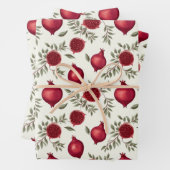 Muster mit Granatapfel Geschenkpapier Set (Beispiel)