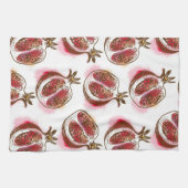 Muster mit Granatapfel Geschirrtuch (Horizontal)