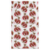 Muster mit Granatapfel Kleine Geschenktüte (Rückseite)