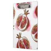 Muster mit Granatapfel Klemmbrett (Links)