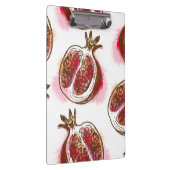 Muster mit Granatapfel Klemmbrett (Rechts)