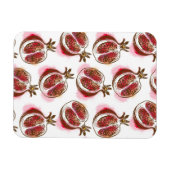 Muster mit Granatapfel Magnet (Horizontal)