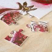 Muster mit Granatapfel Puzzle (Seite)