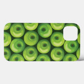 Muster mit grünen Äpfeln Case-Mate iPhone Hülle (Rückseite (Horizontal))
