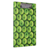 Muster mit grünen Äpfeln Klemmbrett (Rechts)