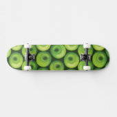 Muster mit grünen Äpfeln Skateboard (Horizontal)